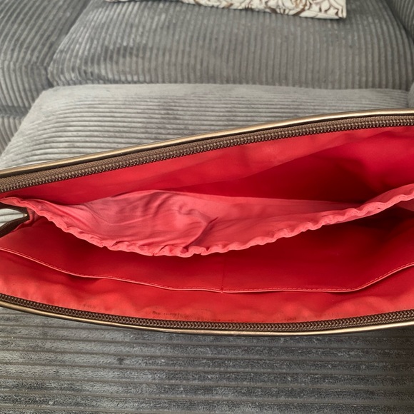 Coach Brown and Teal Patterned Laptop Sleeve - Picture 5 of 6